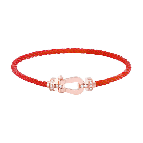 <CHIBA>FORCE 10 HALF DIAMOND PINK GOLD RED CORDERI LARGE AND MEDIUM MODEL