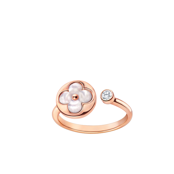 <CHIBA>SUN 1 DIAMOND PINK MOP RING