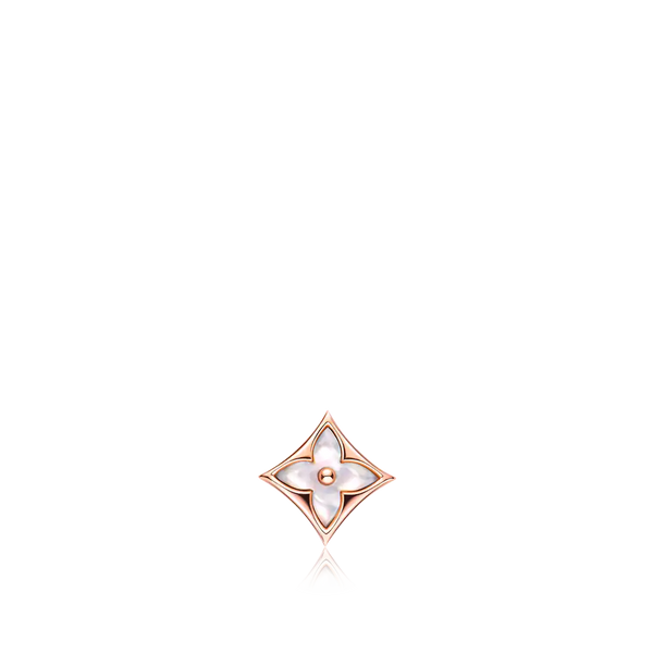 <CHIBA>STAR MOP PINK GOLD EARRINGS