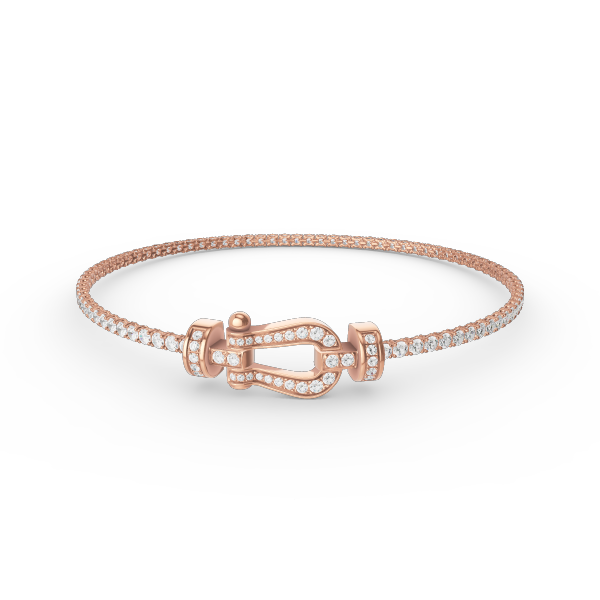 <CHIBA>FORCE  HORSESHOE  DIAMOND TENNIS BRACELET