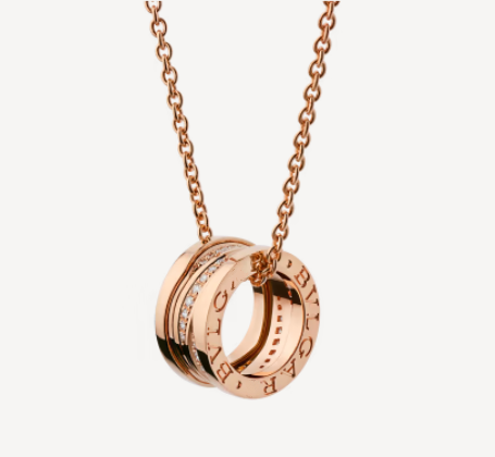<CHIBA>ZERO 1 PINK GOLD DIAMOND NECKLACE