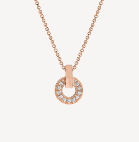 <CHIBA>GARI NECKLACE PINK GOLD DIAMOND