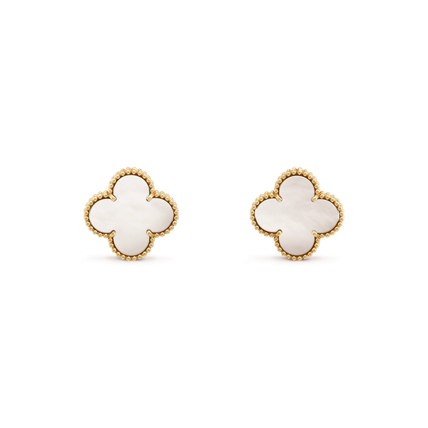 <CHIBA>CLOVER MINI GOLD EARRINGS